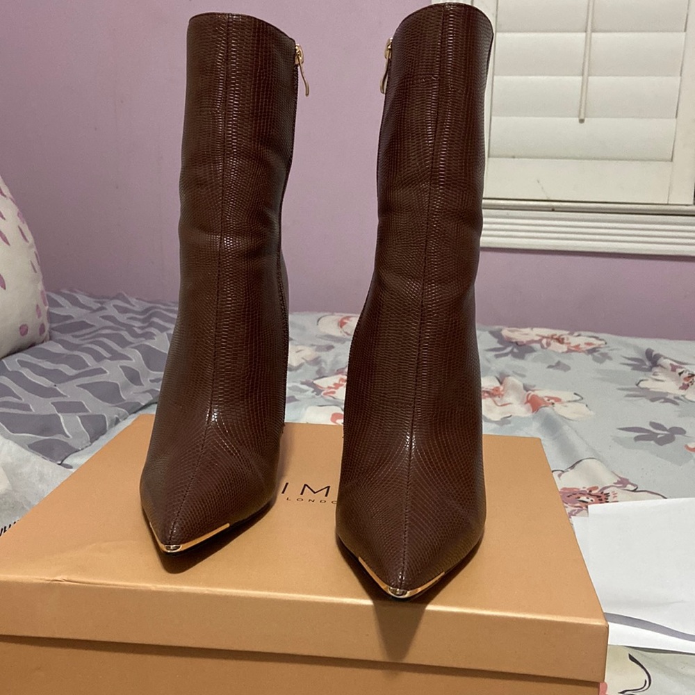 Skinny Heel Above The Ankle Boots